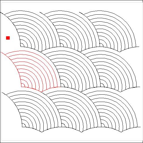 (image for) Baptist Fan Simplified 11 Arcs-L04812*